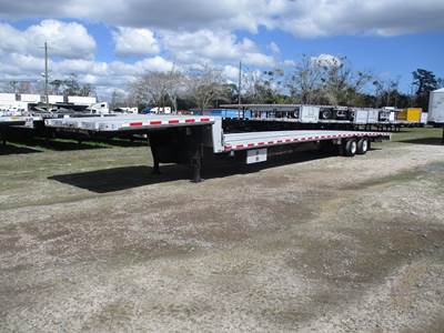 Trail King 53x102 Aluminum Drop Deck Trailer - Air Ride, Sliding Axle