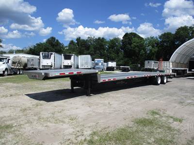 Transcraft 53x102 Combination Drop Deck Trailer - Air Ride, Sliding Axle