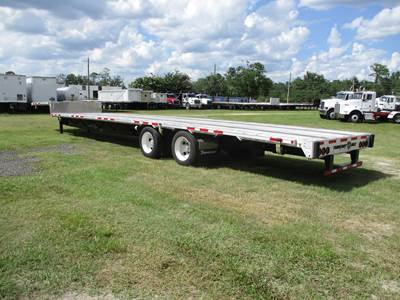 Transcraft 53x102 Combination Drop Deck Trailer - Air Ride, Sliding Axle