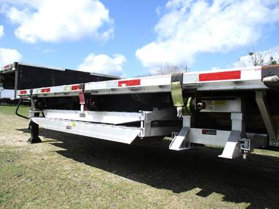 UTILITY 53x102 Aluminum Drop Deck Trailer - Air Ride, Sliding Axle