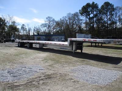 Wabash 53x102 Aluminum Drop Deck Trailer - Air Ride, Sliding Axle