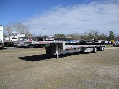 Wabash 53x102 Aluminum Drop Deck Trailer - Air Ride, Sliding Axle