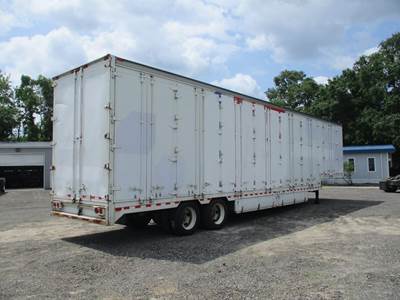 Kentucky 48 FT DROP FRAME MOVING VAN Tandem Axle Aluminum Drop Frame Trailer - Air Ride, Fixed Axle