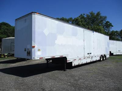 Kentucky 51X102 DROP FRAME MOVING VAN WITH BELLY BOXES Tandem Axle Drop Frame Trailer - Air Ride, Fixed Axle