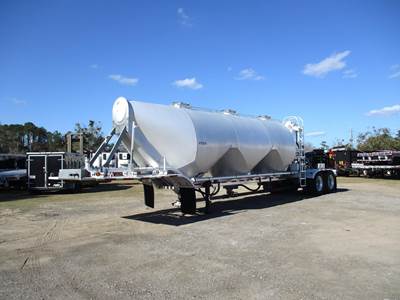 Stephens 42ft Tandem Axle Aluminum Dry Bulk / Pneumatic Tank Trailer - Air Ride, Fixed Axle