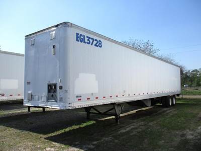 Hyundai 53 ft Dry Van Trailer - Roll up Door, Air Ride, Sliding Axle