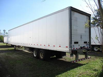 Hyundai 53 ft Dry Van Trailer - Roll up Door, Air Ride, Sliding Axle