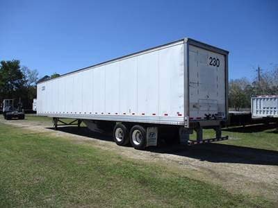 Hyundai 53 ft Dry Van Trailer - Roll up Door, Air Ride, Sliding Axle
