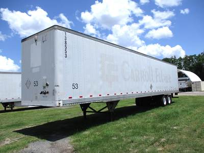 Hyundai 53 ft Dry Van Trailer - Swing Door, Air Ride, Sliding Axle