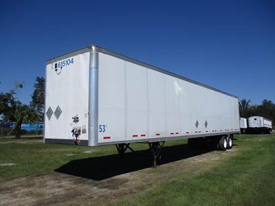 Wabash 53 ft Dry Van Trailer - Swing Door, Air Ride, Sliding Axle