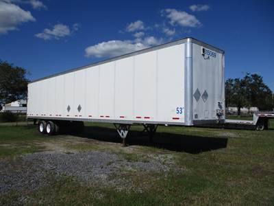 Wabash 53 ft Dry Van Trailer - Swing Door, Air Ride, Sliding Axle
