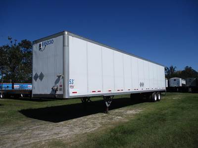 Wabash 53 ft Dry Van Trailer - Swing Door, Air Ride, Sliding Axle