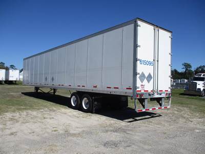 Wabash 53 ft Dry Van Trailer - Swing Door, Air Ride, Sliding Axle