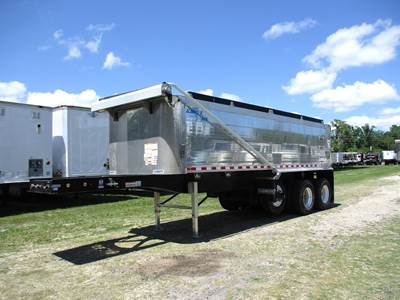 Clement 30 ft End Dump Trailer - Tri Axle, Combination, Spring