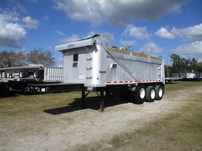 East 30 ft End Dump Trailer - Tri Axle, Aluminum, Spring
