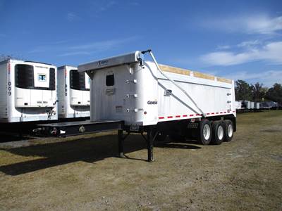 East 30 ft End Dump Trailer - Tri Axle, Aluminum, Spring