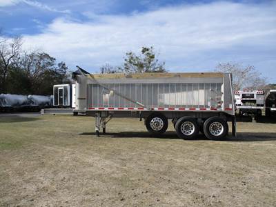East Genesis 30 ft End Dump Trailer - Tri Axle, Aluminum, Spring