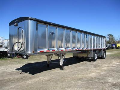 Trailstar 40 ft Frameless End Dump Trailer - Tandem Axle, Aluminum, Air Ride
