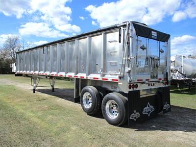 Trailstar 40 ft End Dump Trailer - Tandem Axle, Aluminum, Air Ride