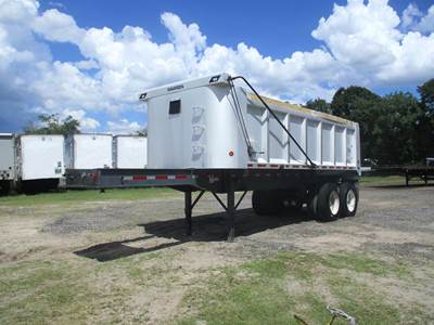 Warren 28 ft End Dump Trailer - Tandem Axle, Aluminum, Spring