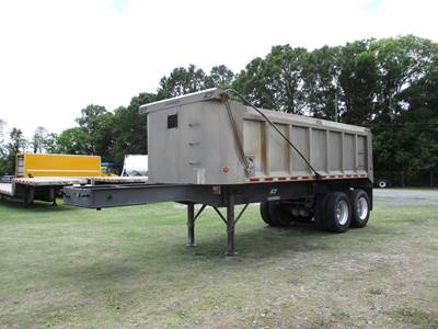 Warren 28 ft End Dump Trailer - Tandem Axle, Combination, Spring