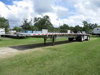 Fontaine Revolution 48x102 Aluminum Flatbed Trailer - Air Ride, Fixed Spread Axle