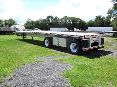 Fontaine Revolution 48x102 Aluminum Flatbed Trailer - Air Ride, Fixed Spread Axle