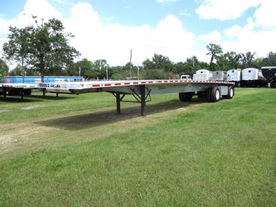 Fontaine Revolution 48x102 Aluminum Flatbed Trailer - Air Ride, Fixed Spread Axle
