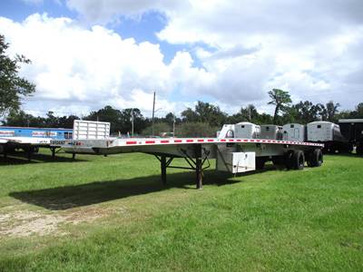 Fontaine Revolution 48x102 Aluminum Flatbed Trailer - Air Ride, Fixed Spread Axle
