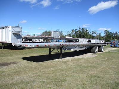 Great Dane 53x102 Aluminum Flatbed Trailer - Air Ride, Fixed Spread Axle