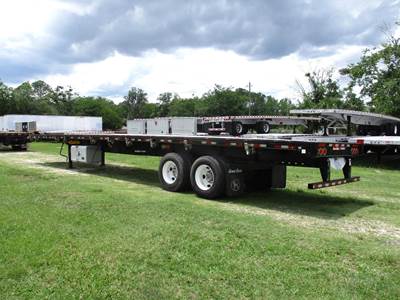Great Dane 48x102 Combination Flatbed Trailer - Spring, Sliding Axle
