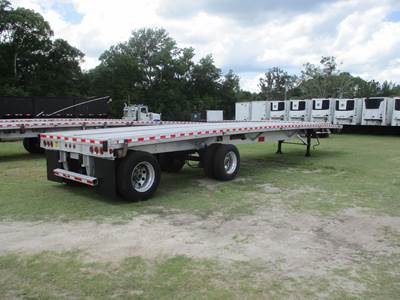 Reitnouer 48x102 Aluminum Flatbed Trailer - Air Ride, Fixed Spread Axle