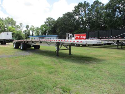 Reitnouer 48x102 Aluminum Flatbed Trailer - Air Ride, Fixed Spread Axle