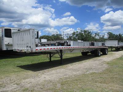 Reitnouer 48x102 Aluminum Flatbed Trailer - Air Ride, Fixed Spread Axle