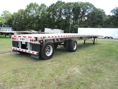 Reitnouer 48x102 Aluminum Flatbed Trailer - Air Ride, Fixed Spread Axle