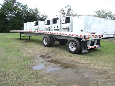Reitnouer 48x102 Aluminum Flatbed Trailer - Air Ride, Fixed Spread Axle