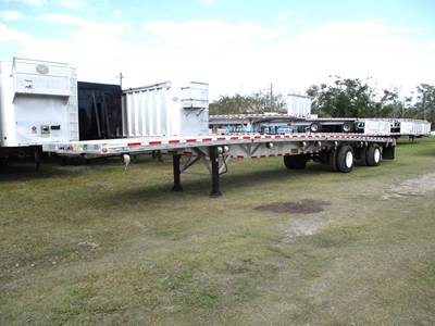 Reitnouer 53x102 Aluminum Flatbed Trailer - Air Ride, Fixed Spread Axle