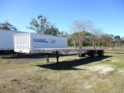 Reitnouer Big Bubba 48x102 Aluminum Flatbed Trailer - Air Ride, Fixed Spread Axle