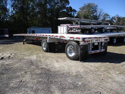 Reitnouer Big Bubba 48x102 Aluminum Flatbed Trailer - Air Ride, Fixed Spread Axle