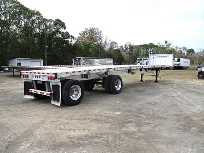 Reitnouer Big Bubba 48x102 Aluminum Flatbed Trailer - Air Ride, Fixed Spread Axle