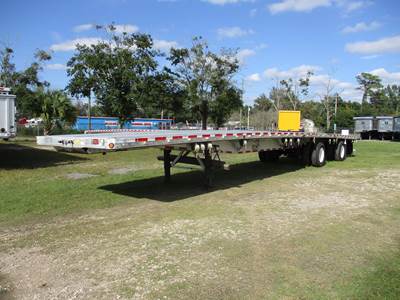 Reitnouer MaxMiser 53x102 Aluminum Flatbed Trailer - Air Ride, Fixed Spread Axle