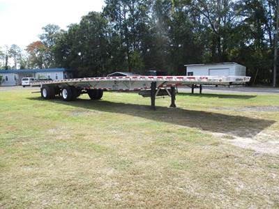 Reitnouer MaxMiser 53x102 Aluminum Flatbed Trailer - Air Ride, Fixed Spread Axle