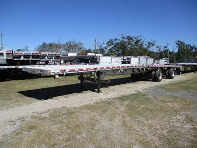 Reitnouer MaxMiser 53x102 Aluminum Flatbed Trailer - Air Ride, Fixed Spread Axle