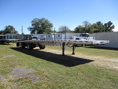 Reitnouer MaxMiser 53x102 Aluminum Flatbed Trailer - Air Ride, Fixed Spread Axle