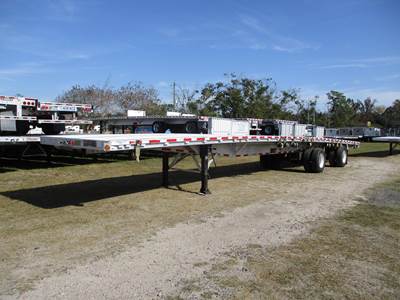 Reitnouer MaxMiser 53x102 Aluminum Flatbed Trailer - Air Ride, Fixed Spread Axle