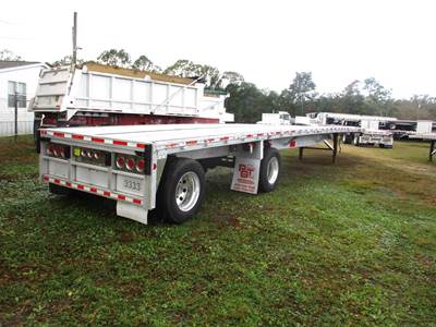 Reitnouer MaxMiser 48x102 Aluminum Flatbed Trailer - Air Ride, Fixed Spread Axle