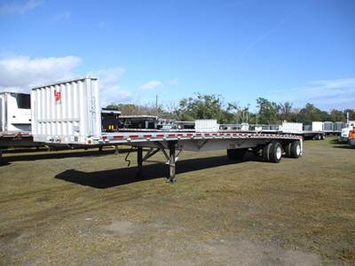 Reitnouer MaxMiser 48x102 Aluminum Flatbed Trailer - Air Ride, Fixed Spread Axle