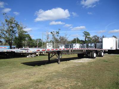 Reitnouer MaxMiser 53x102 Aluminum Flatbed Trailer - Air Ride, Fixed Spread Axle