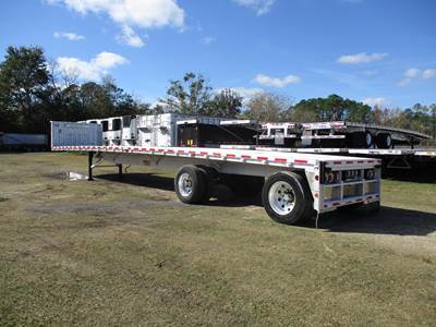 Reitnouer MaxMiser 48x102 Aluminum Flatbed Trailer - Air Ride, Fixed Spread Axle