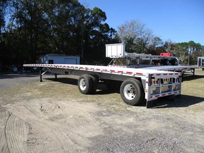 Reitnouer MaxMiser 48x102 Aluminum Flatbed Trailer - Air Ride, Fixed Spread Axle